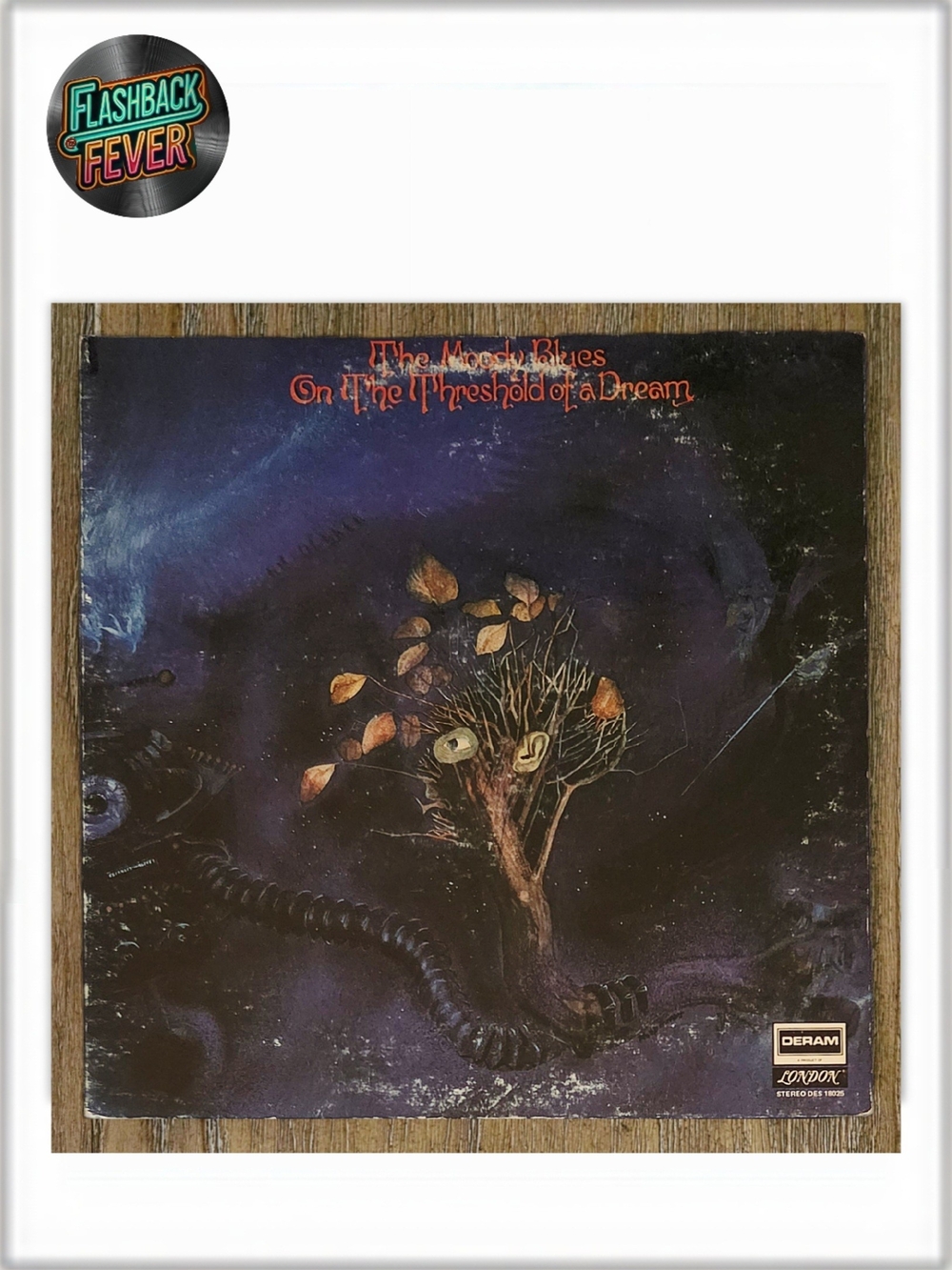 MOODY BLUES•On The Threshold Of A Dream•1969 US Stereo (DES 18025) Misprint
